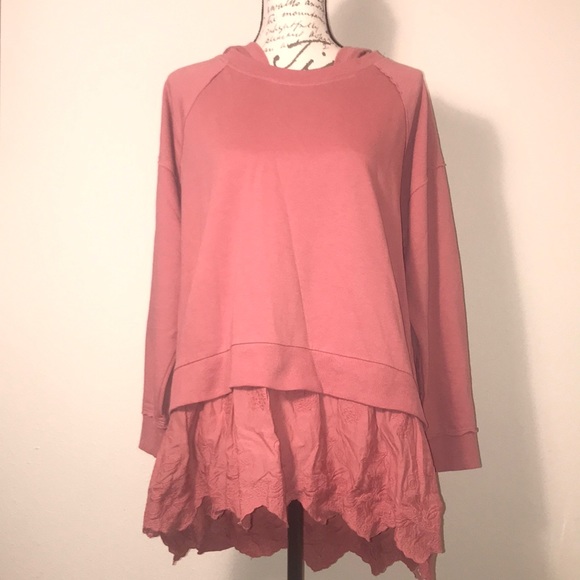 🤩HOST PICK🤩 True Craft salmon hooded sweater - Picture 1 of 8